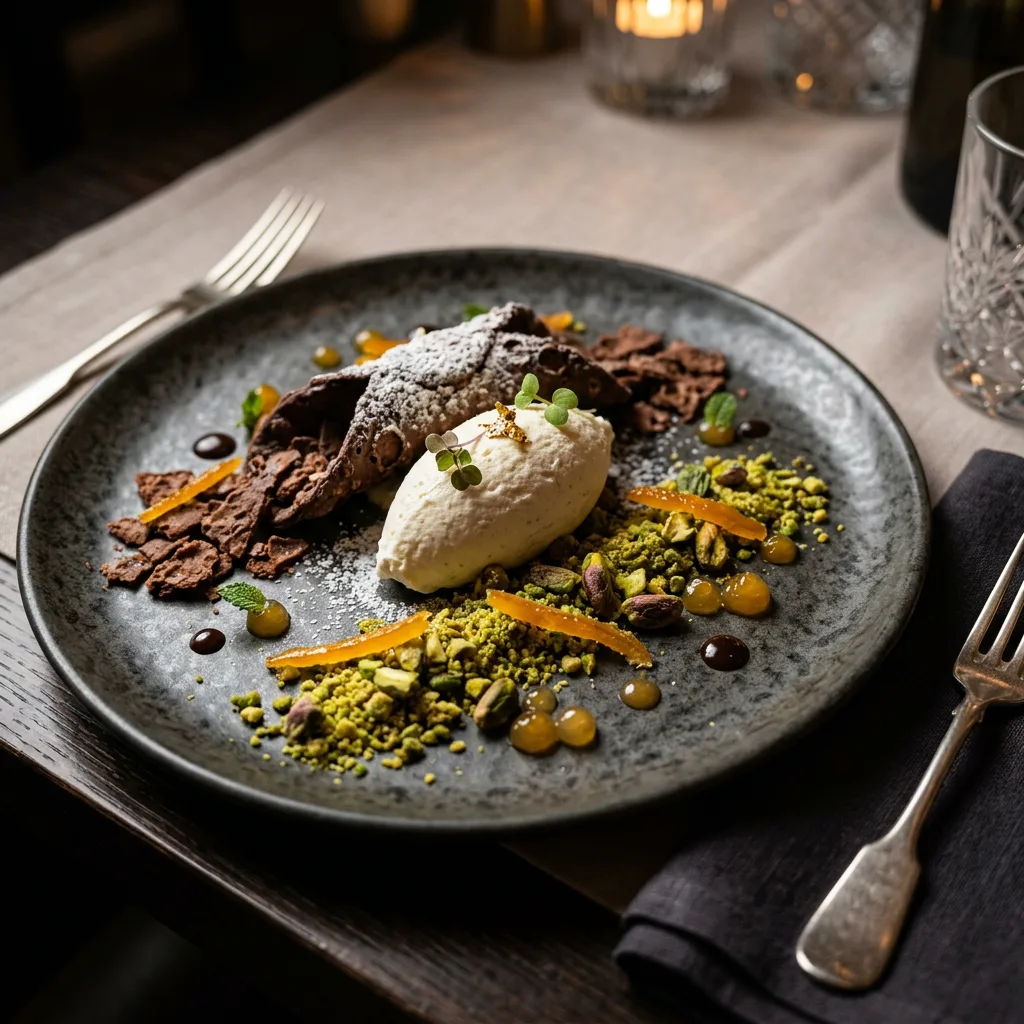 Cannolo Scomposto in Chiave Gourmet